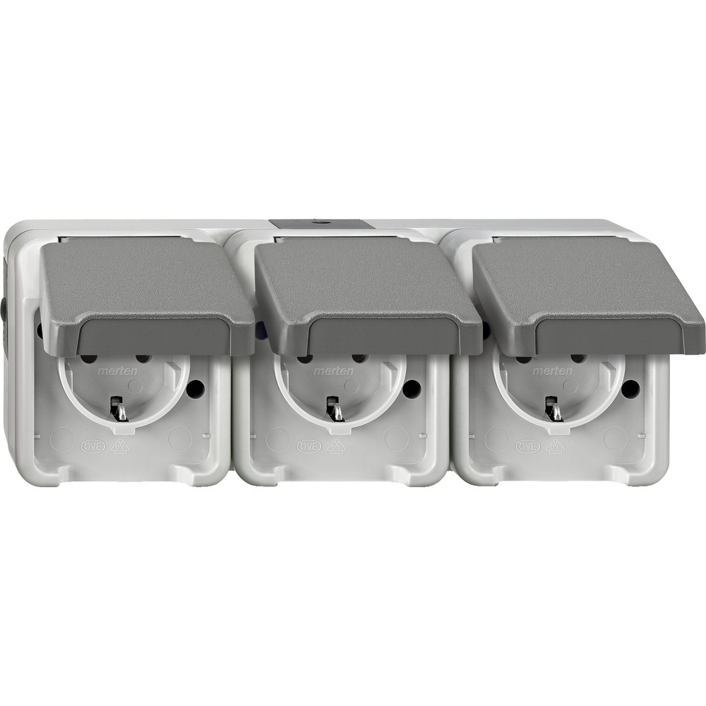 Merten Dreifach Steckdose MEG2390-8029
