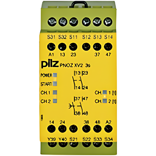 Pilz Sicherheitsschaltgerät 774505 Typ PNOZ XV2 3/24VDC 2n/o 2n/o fix