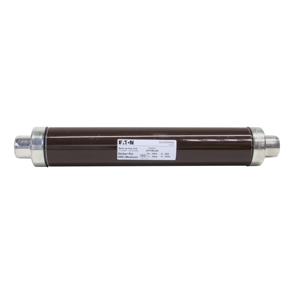 Eaton Sicherungseinsatz 24TFMEJ80 Typ 24KV 80A 3 DIN BROWN RESIN SEAL FUSE