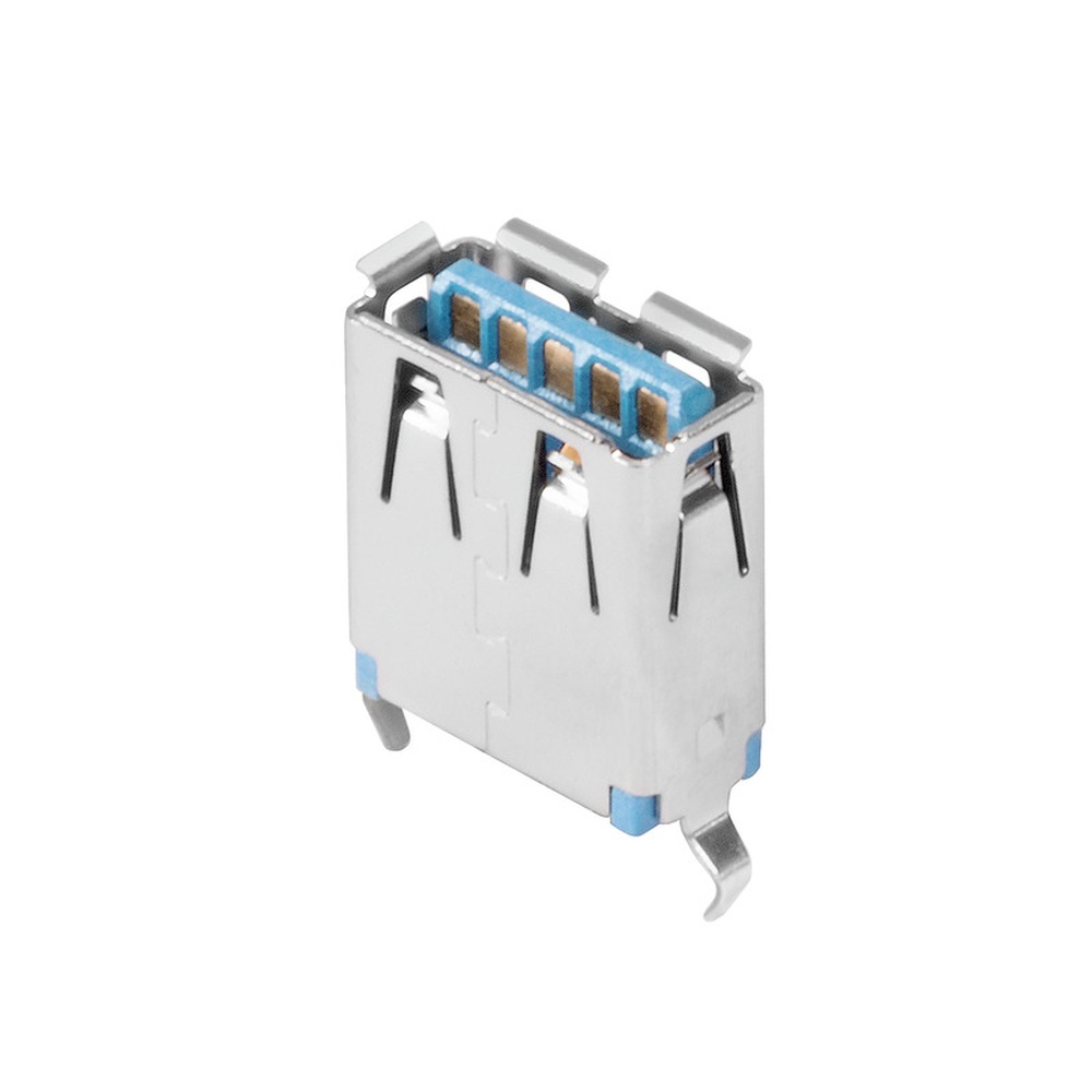 Weidmüller Leiterplattensteckverbinder 1549730000 Typ USB3.0A R1V 3.0N2 TY BL