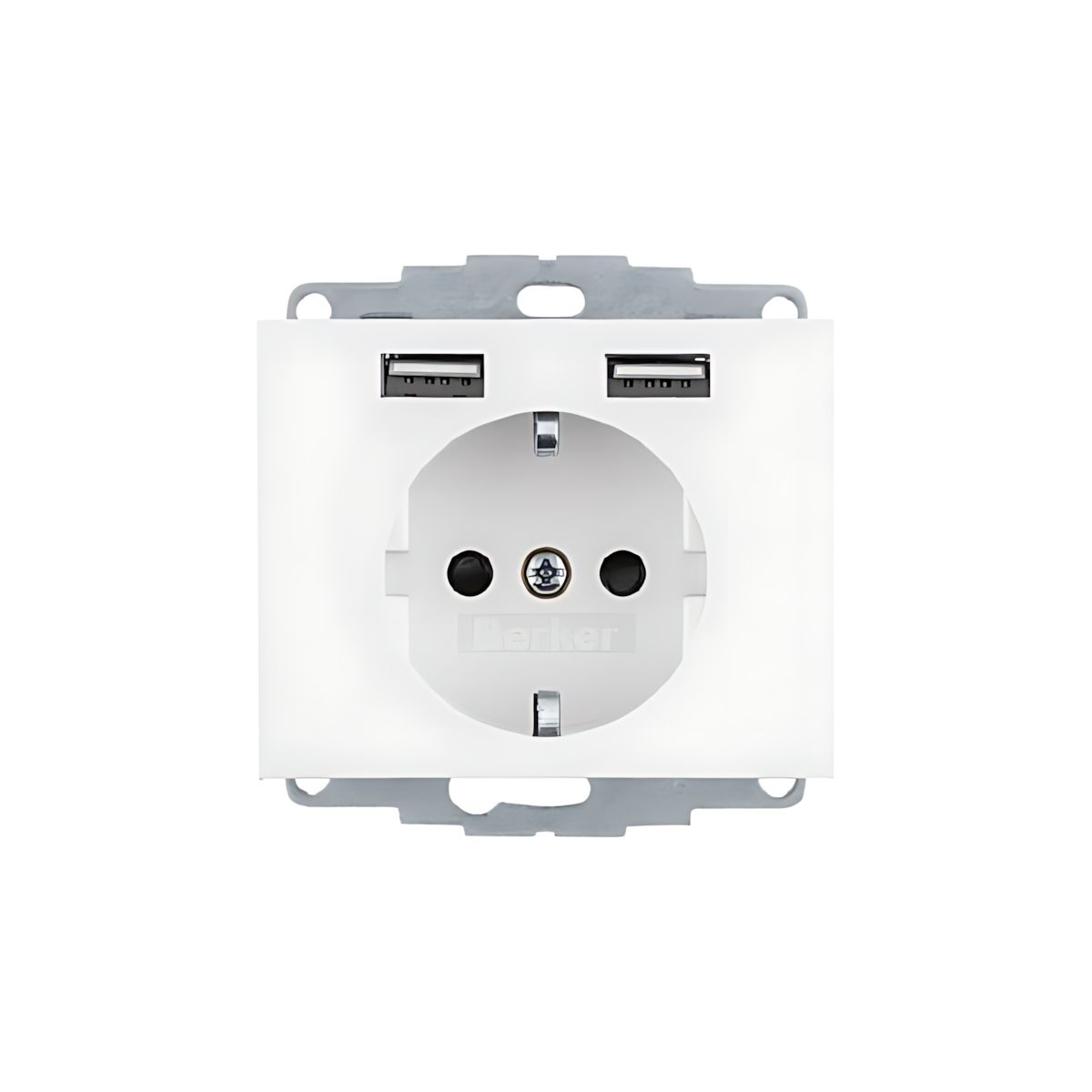 Berker SCHUKO USB Steckdose 48037009
