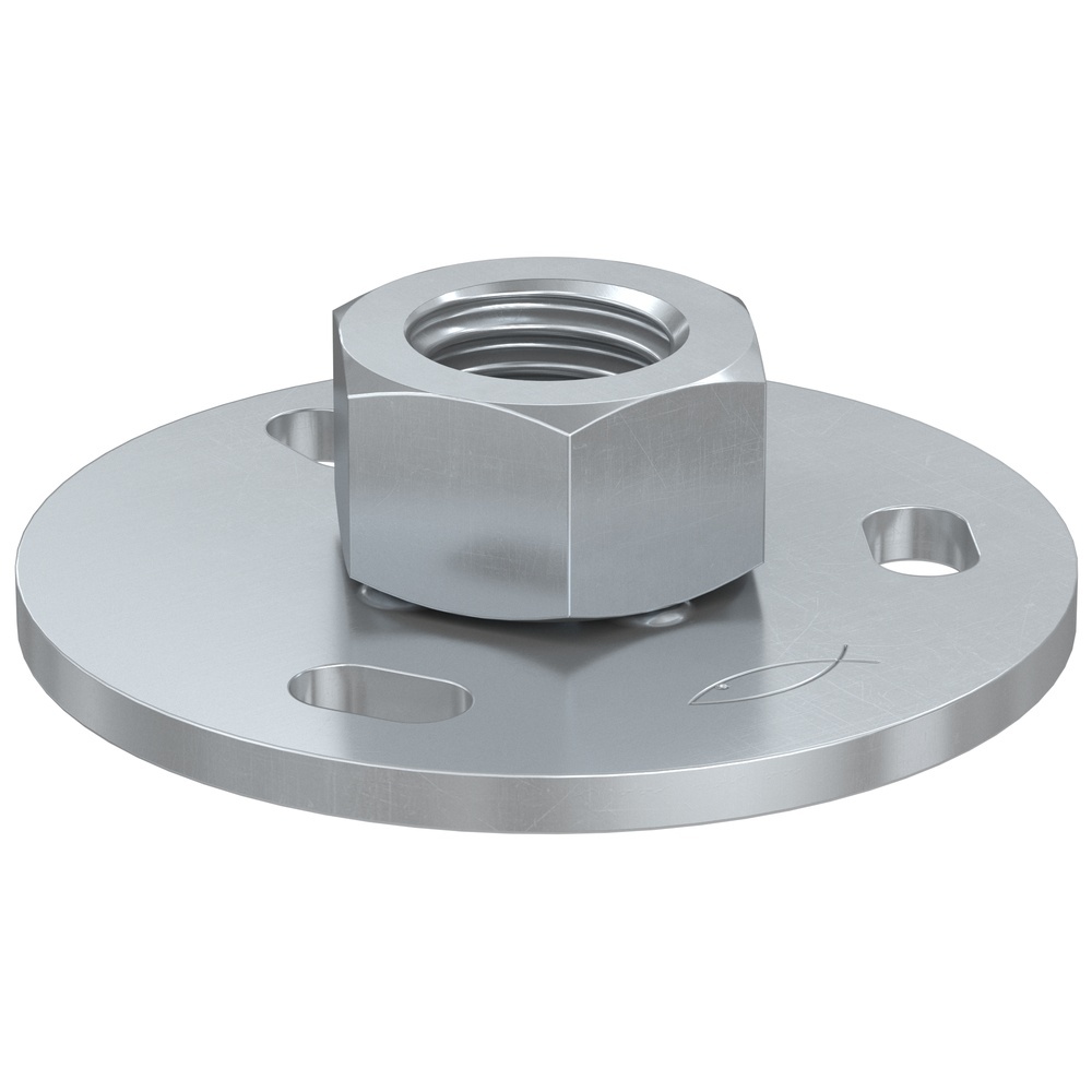 Fischer Grundplatte 037289 Typ GPR 1/2