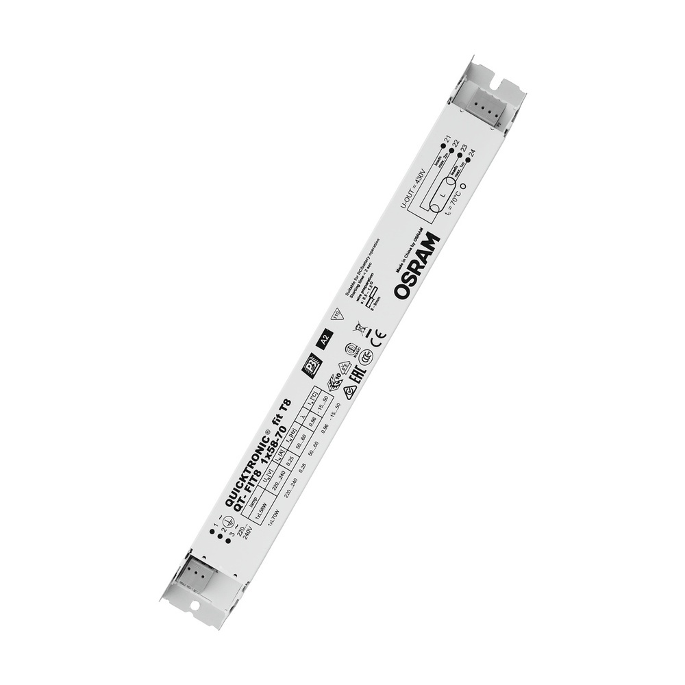Ledvance Osram Vorschaltgerät 294227 Typ QT-FIT8-1X58-70/220-240-UNV1