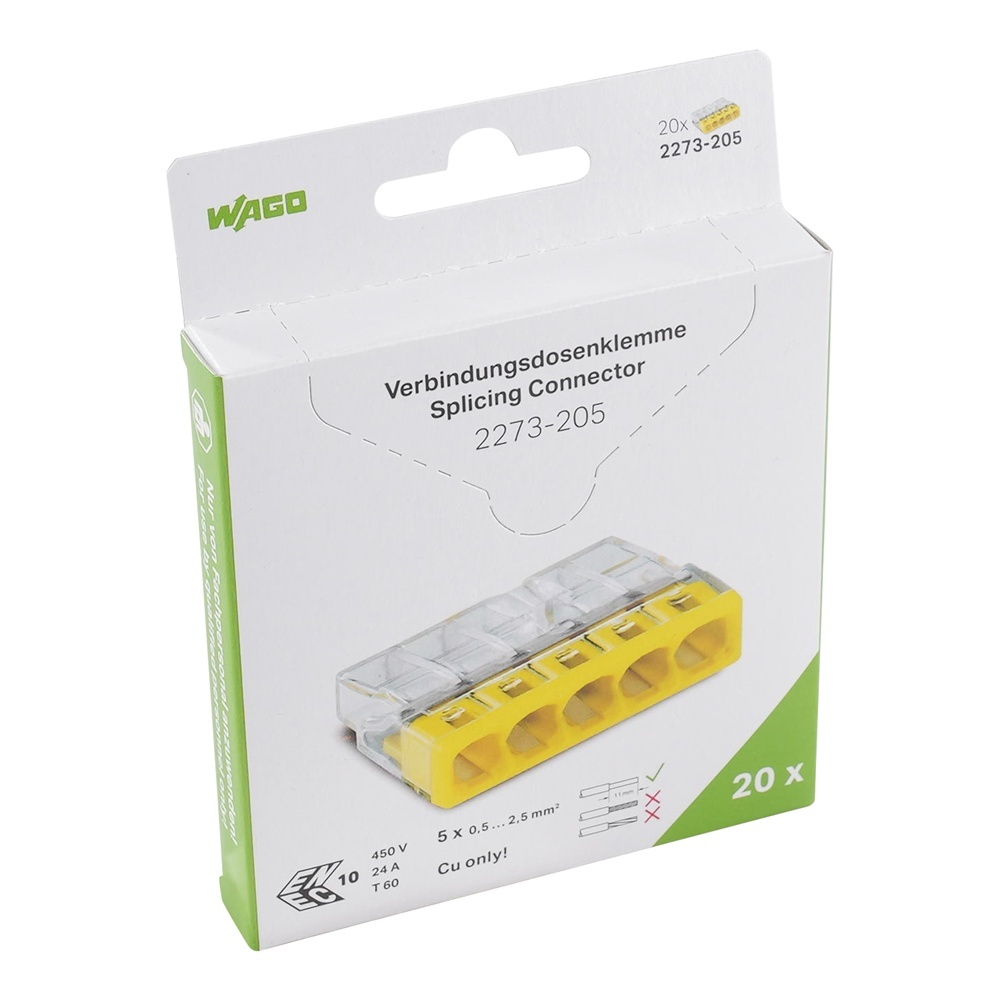 Wago Verbindungsklemme 2273-205/995-020