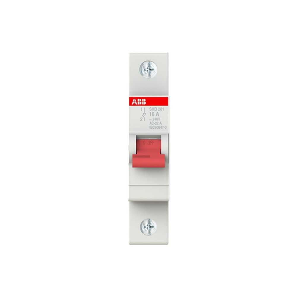 ABB Schalter für Reiheneinbau 2CDD271111R0016 Typ SHD201/16