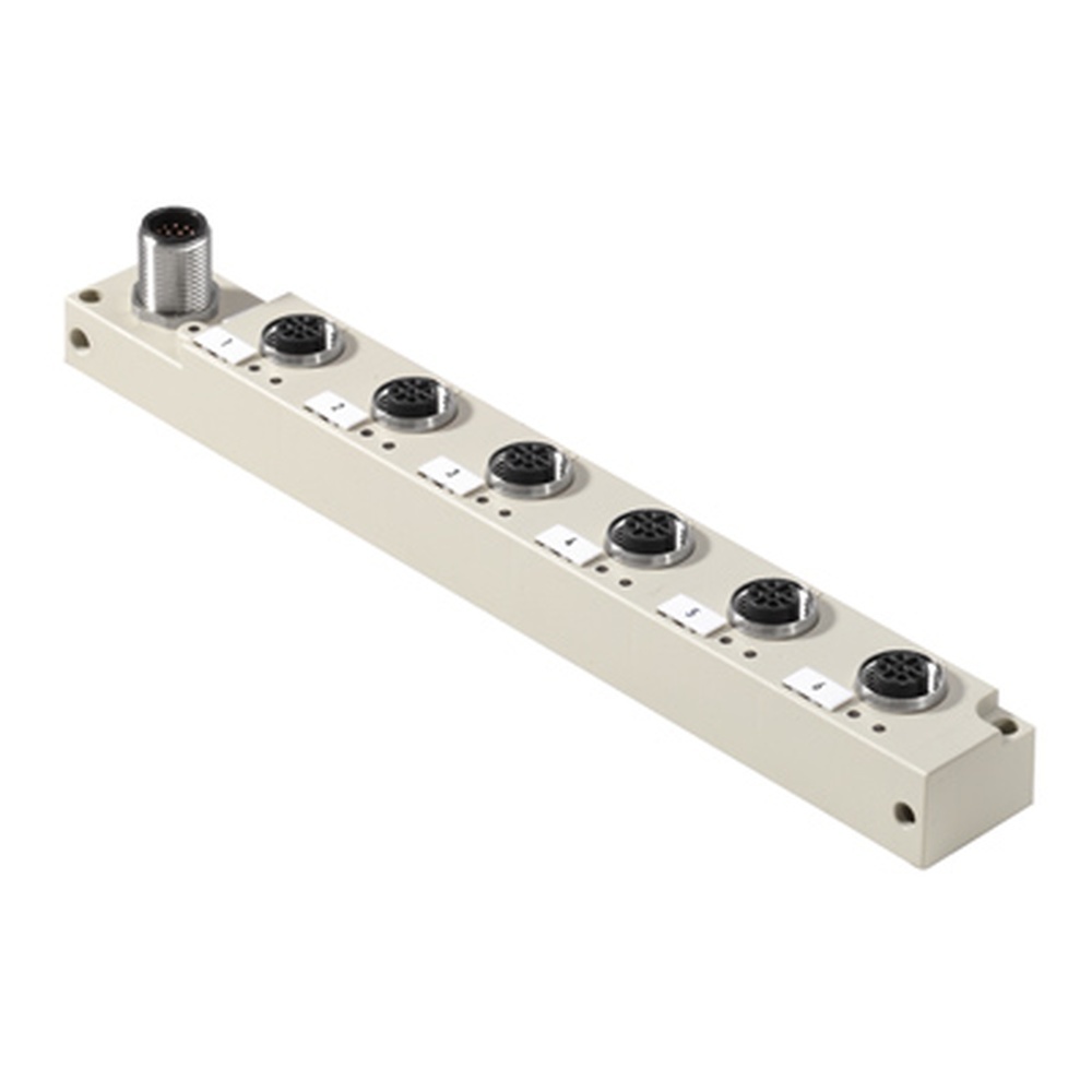Weidmüller Passiver Sensor Aktor Verteiler 1265940000 Typ SAI-6-S12 4P M12 L