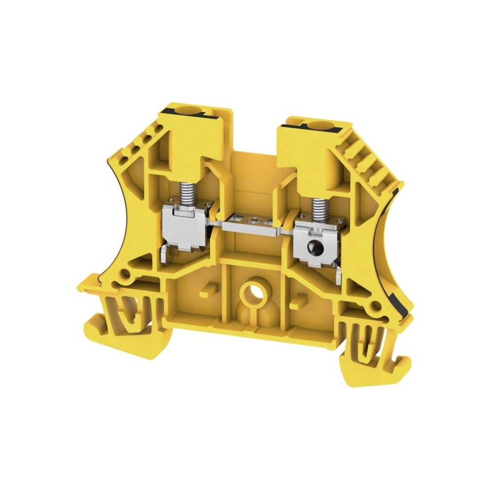 Weidmüller Durchgangs Reihenklemme 1020190000 Typ WDU 4 GE/SW