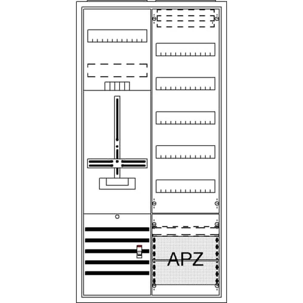 Striebel & John Zählerkomplettschrank 2CPX054270R9999 Typ DA27GB