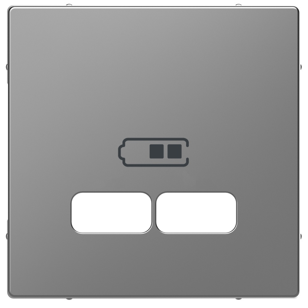 Merten Zentralplatte für USB Ladestation Einsatz MEG4367-6036
