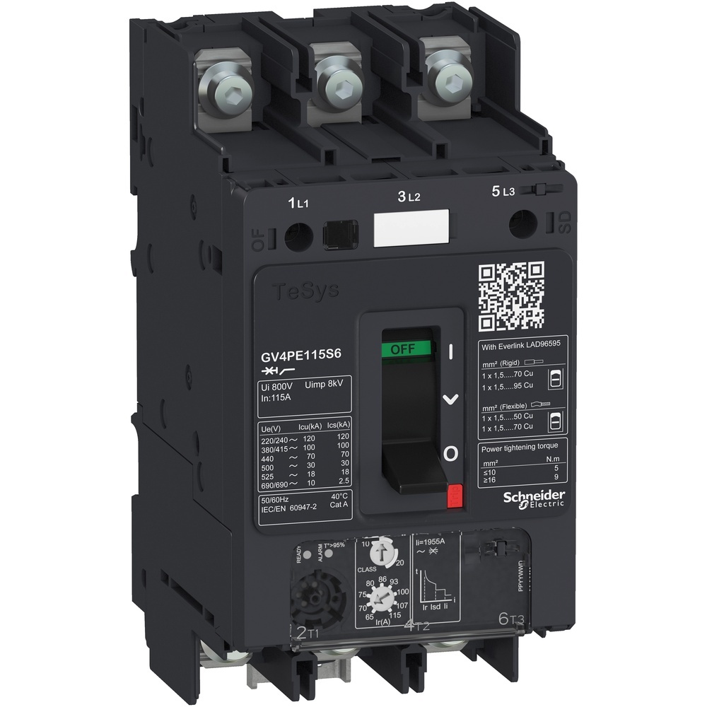 Schneider Electric Motorschutzschalter GV4PE115S6