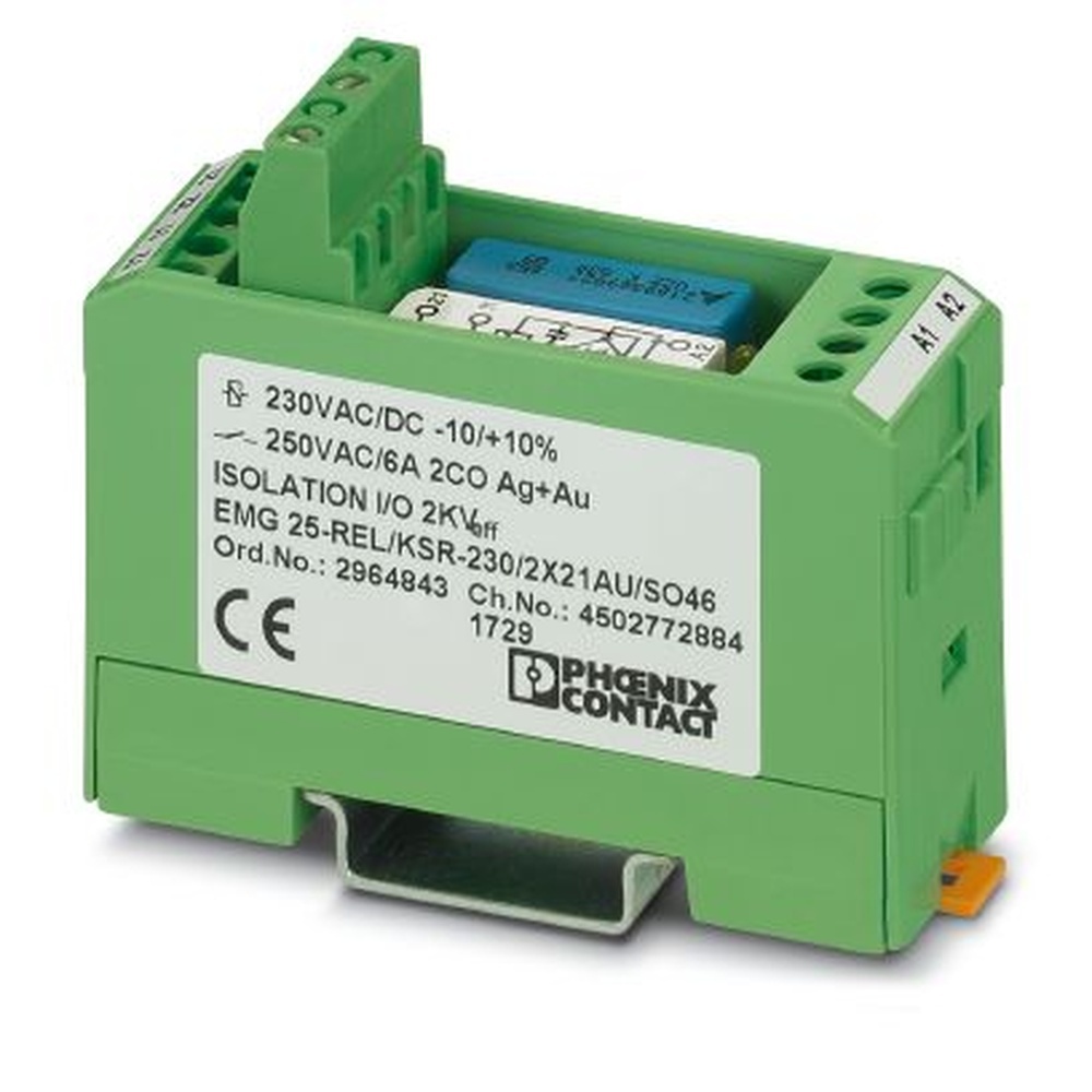 Phoenix Contact Relaismodul 2964843 Typ EMG 25-REL/KSR-230/2X21AU/SO46