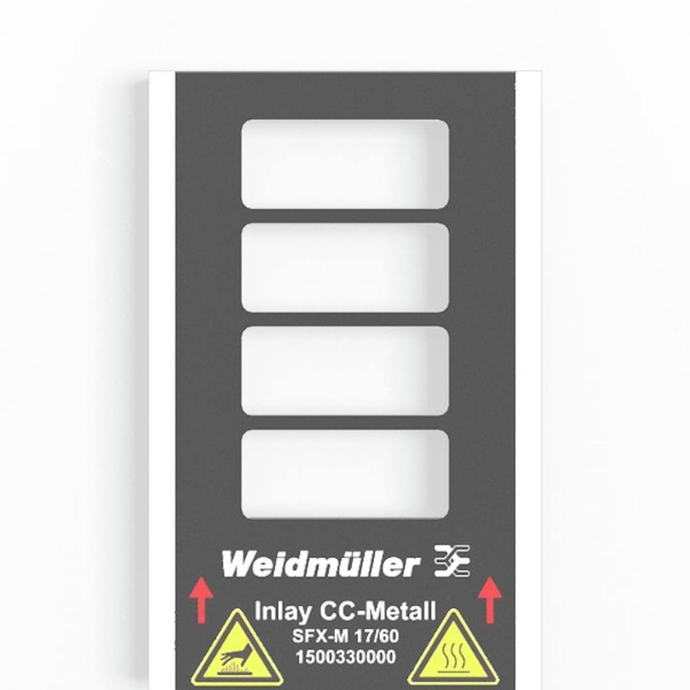 Weidmüller Inlay 1500330000 Typ INLAY SFX-M 17/60