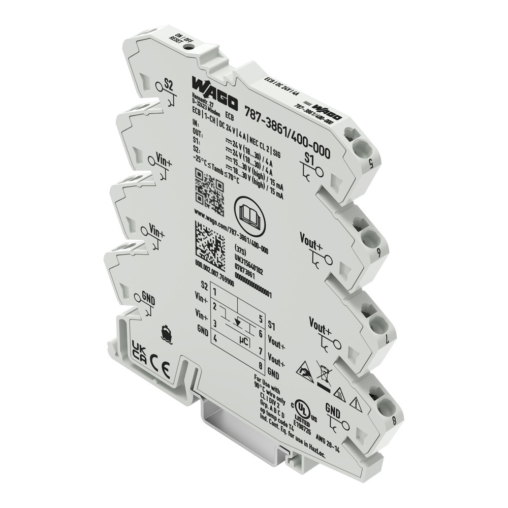 Wago Elektronischer Schutzschalter 787-3861/400-000 Wago Elektronischer Schutzschalter 787-3861/400-000