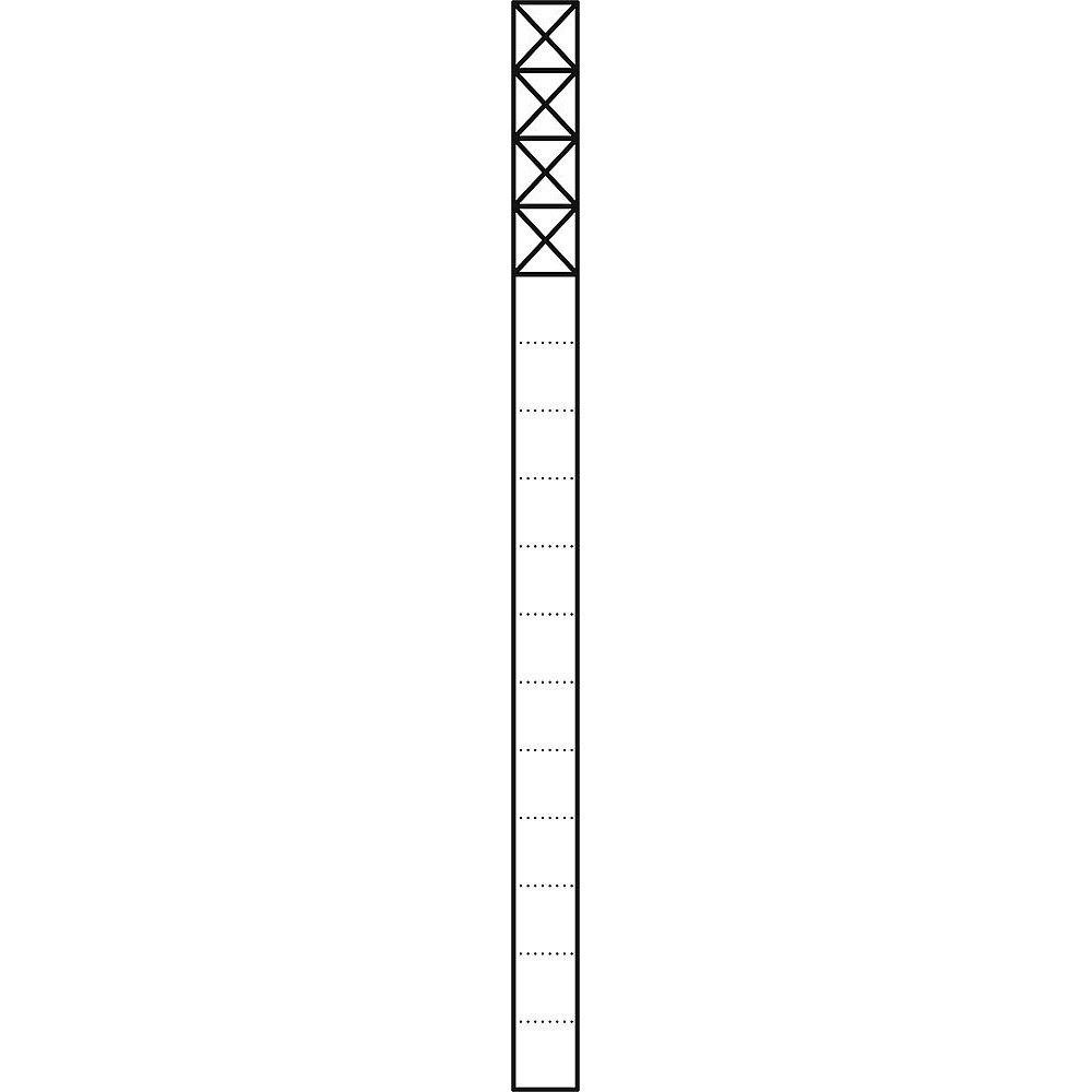 Siedle Kommunikations Stele 200024012-00 Typ KSF 616-4 W