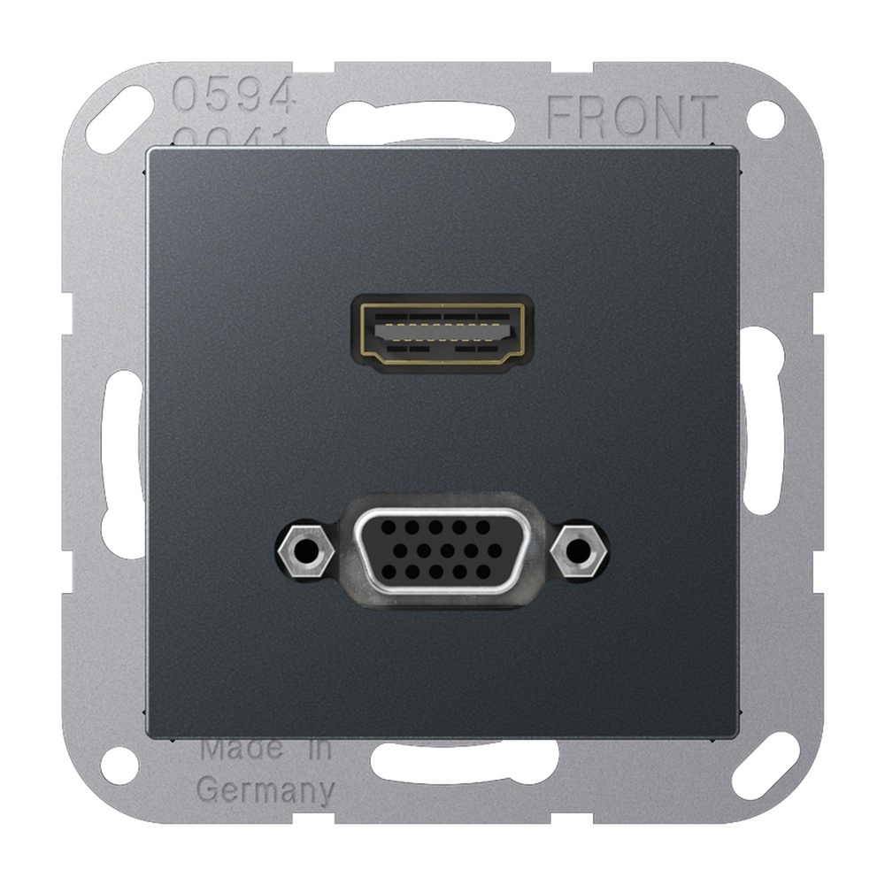 Jung HDMI und VGA Tragring MA A 1173 ANM Jung HDMI und VGA Tragring MA A 1173 ANM
