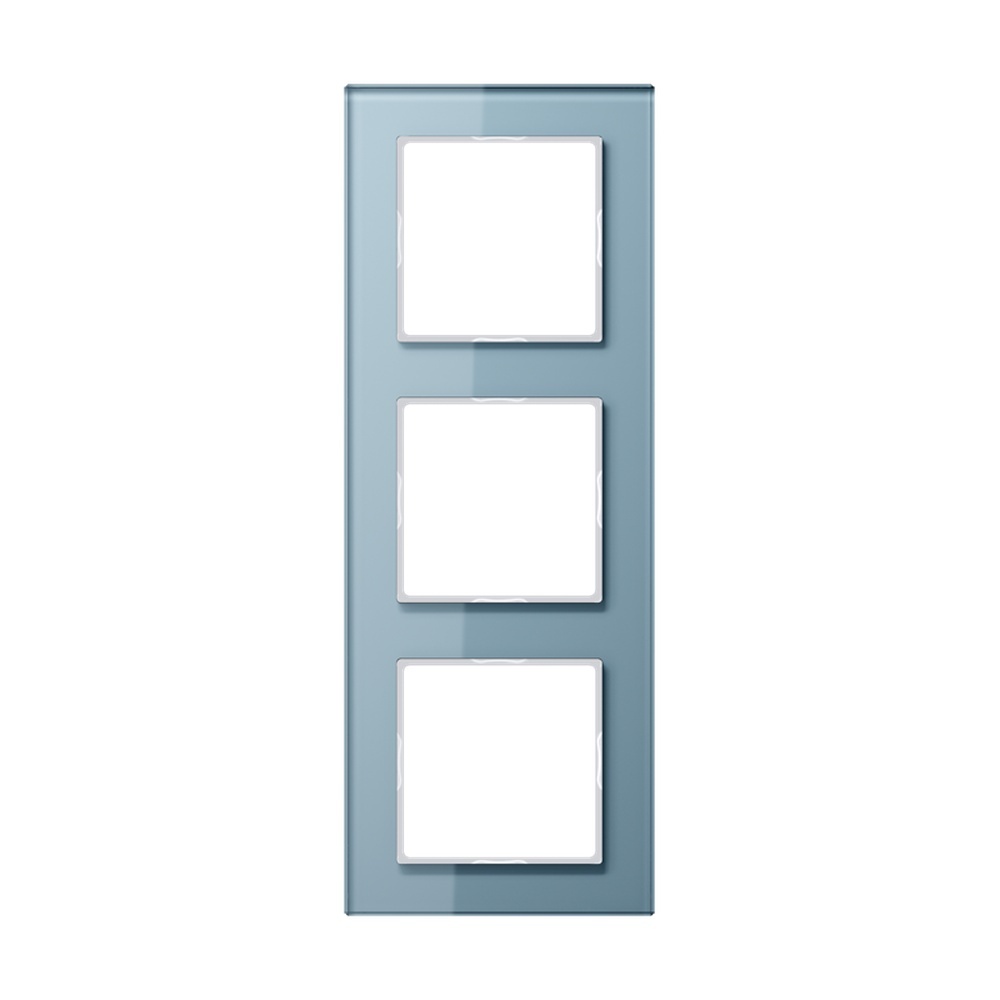 Jung Glasrahmen 3fach AC 583 GL BLGR