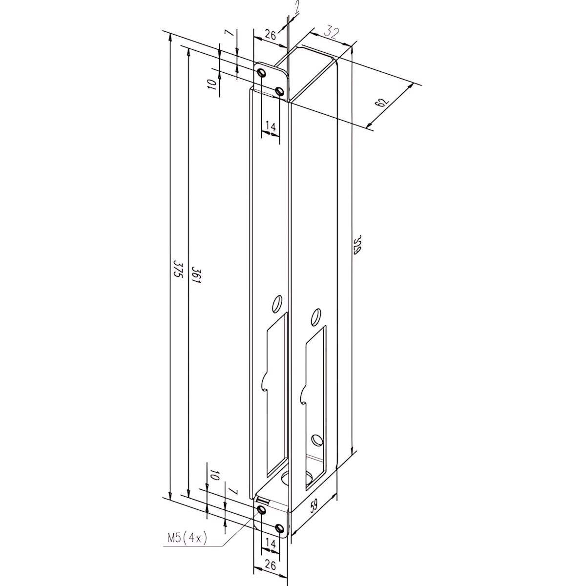 Assa Abloy Riegelkasten 844L4RGK30---01