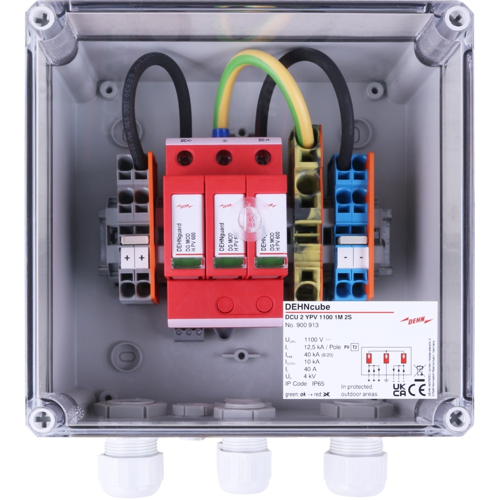 Dehn + Söhne Generatorenanschlusskasten 900913 Typ DCU 2 YPV 1100 1M 2S