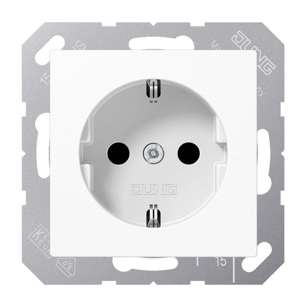 Jung SCHUKO Steckdose A1520NKIWW