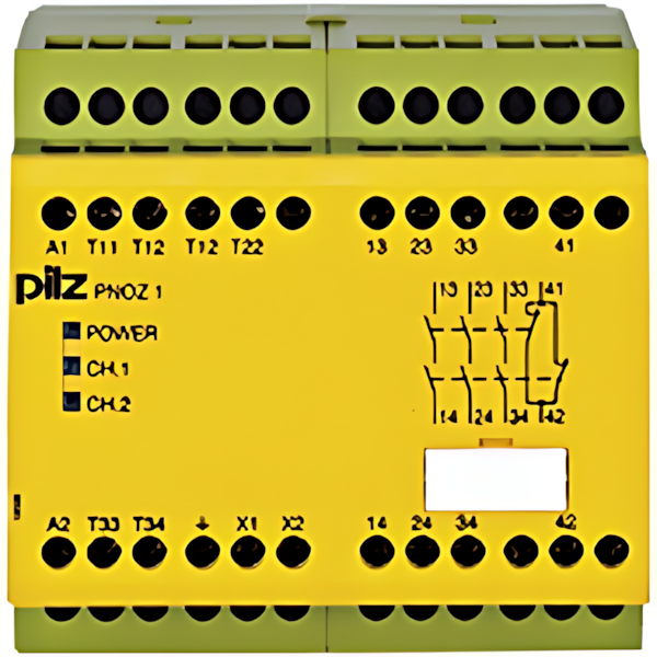 Pilz Sicherheitsschaltgerät 775650 Typ PNOZ 1 230-240VAC 3n/o 1n/c