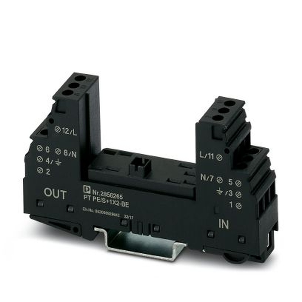 Phoenix Contact Überspannungsschutz Basiselement 2856265 Typ PT PE/S+1X2-BE