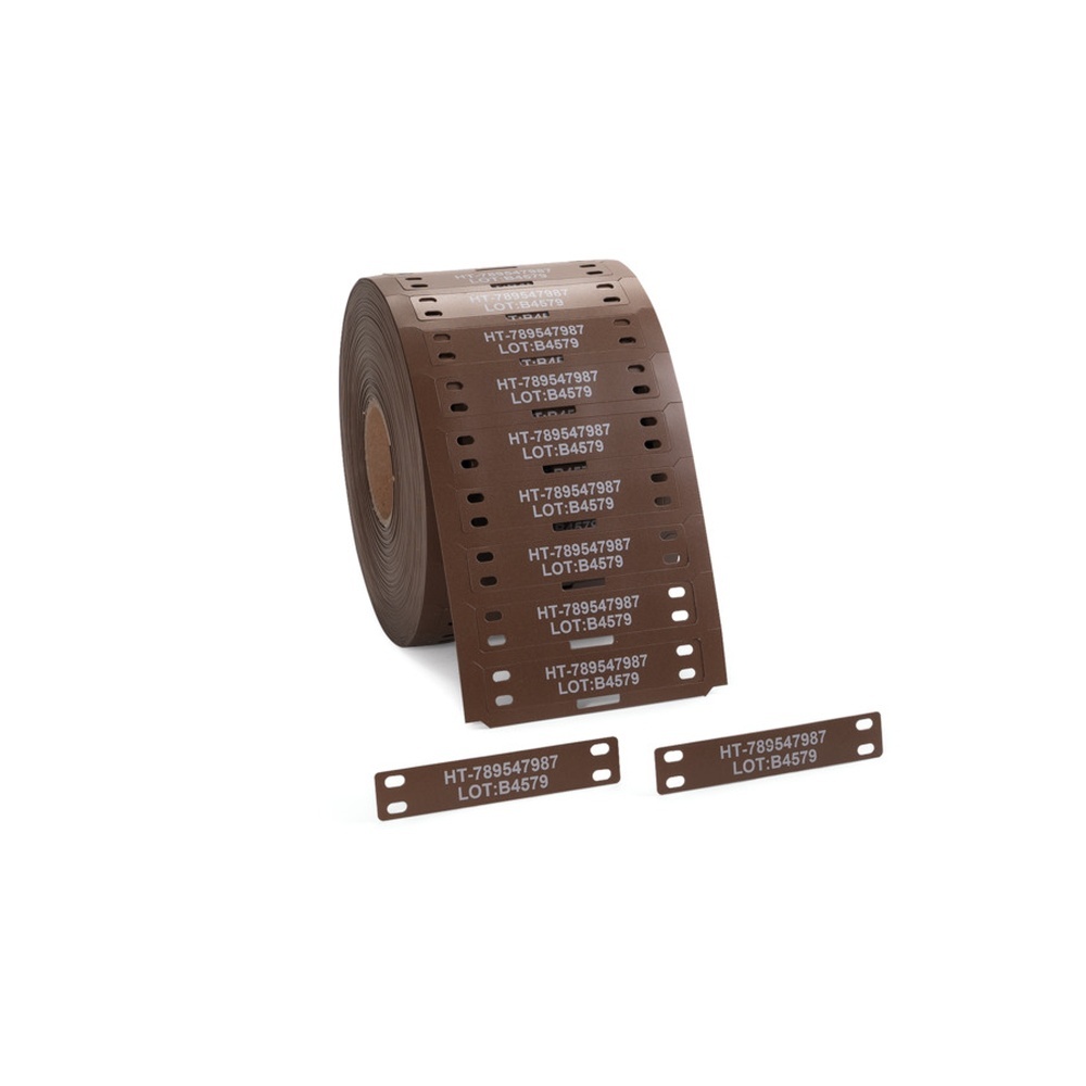 Hellermann Kennzeichnungsschild 556-80570 Typ TAGPU25X75-4-PUR-BN