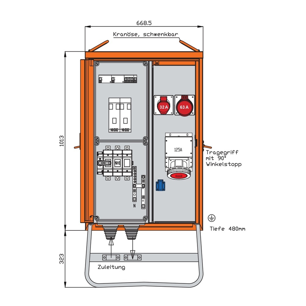 Walther-Werke Verteilerschrank 87kVA WV0445R1
