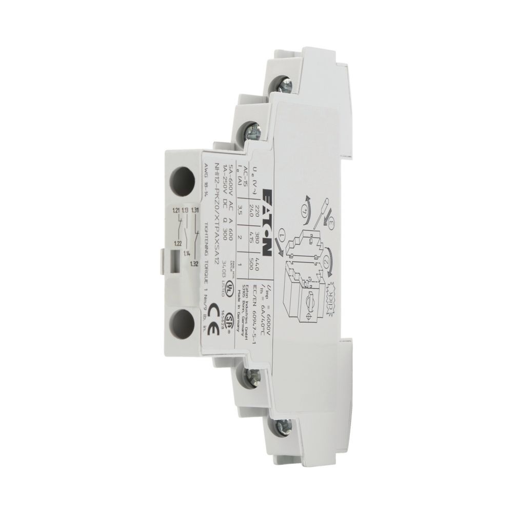Eaton Normal Hilfsschalter 072895 Typ NHI12-PKZ0