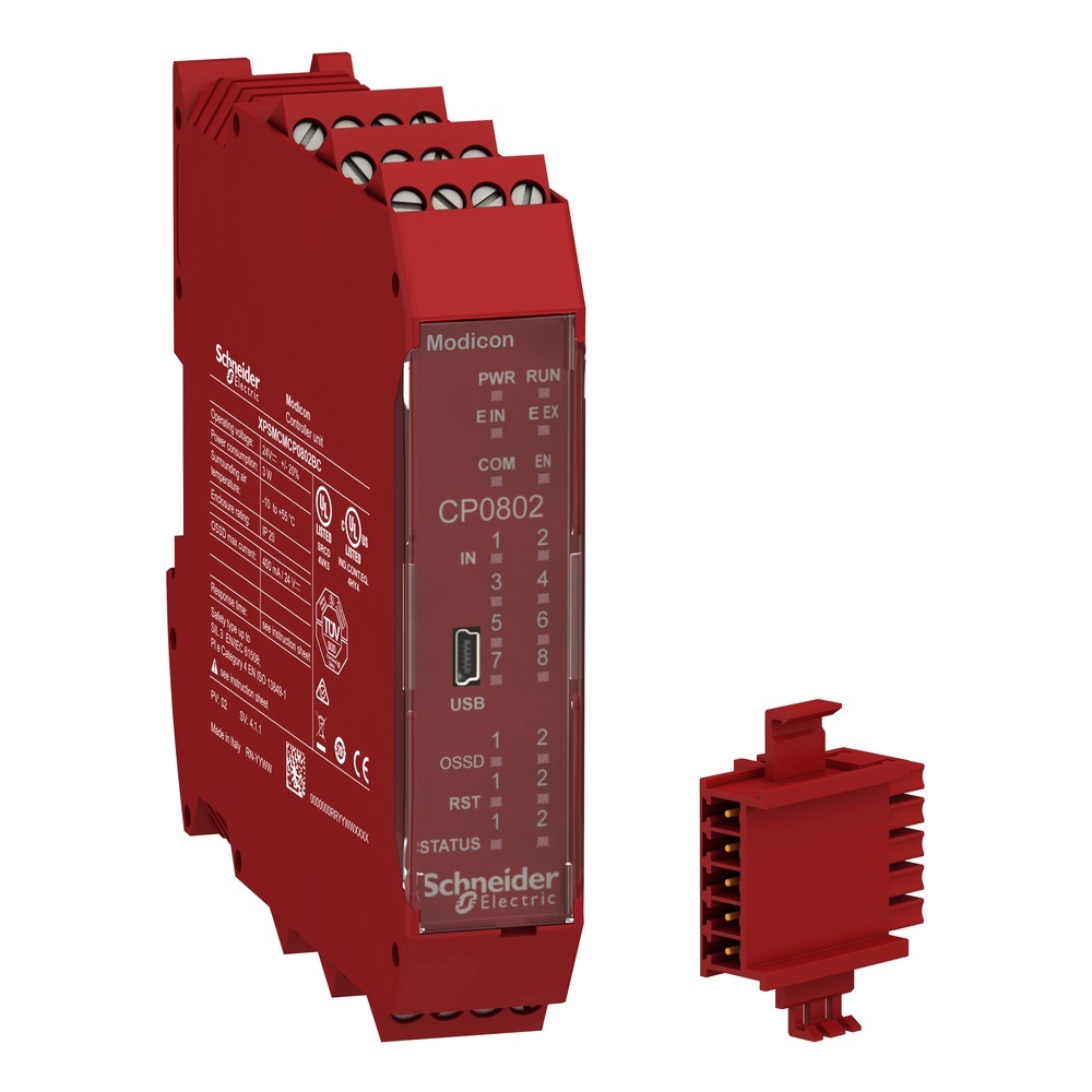 Schneider Electric Modularer Sicherheitscontroller XPSMCMCP0802BC Schneider Electric Modularer Sicherheitscontroller XPSMCMCP0802BC
