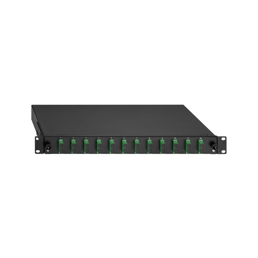 Rutenbeck BasicLine Spleissbox 2280309120 Typ BL-Spleissbox 12xSC-D OS2 APC grün