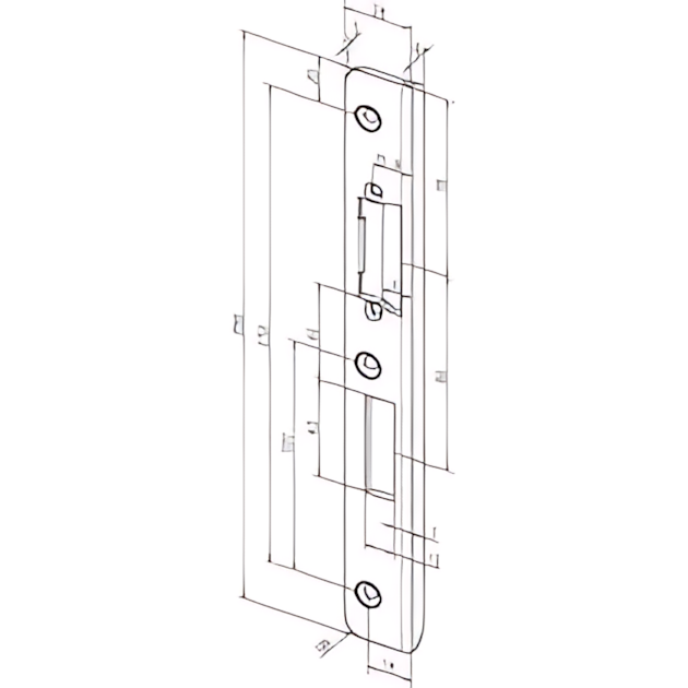 Assa Abloy Winkelschließblech -------45B35-05 Assa Abloy Winkelschließblech -------45B35-05