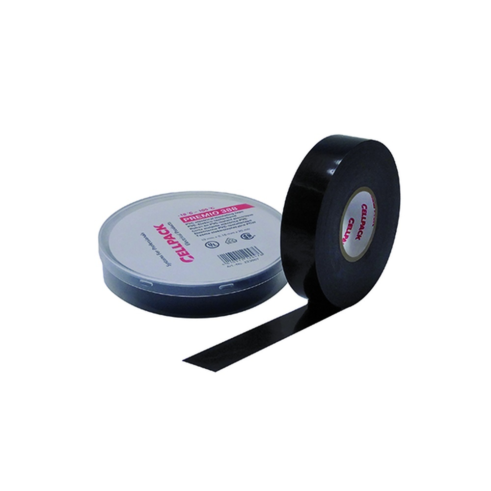 Cellpack PVC Allwetterband 223605 Typ Premio 388/0.22-19-6/schwarz