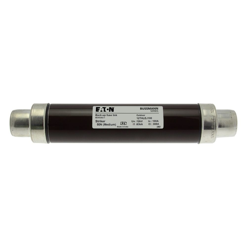 Eaton Sicherungseinsatz 12THLEJ100 Typ 12KV 100A 2.5 DIN BROWN RESIN SEAL FUSE.