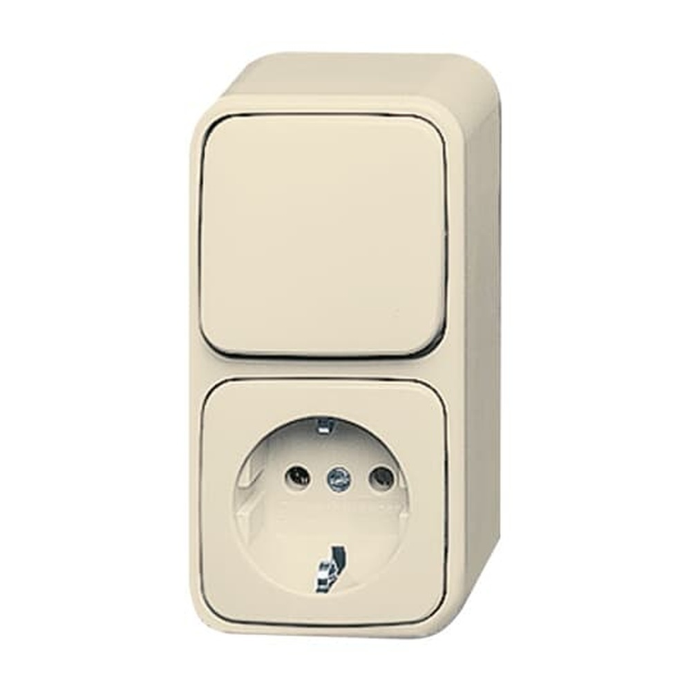 Busch-Jaeger Steckdose mit Wippschalter 2601/6/2300 EAP Nr. 2CKA001641A0174 Busch-Jaeger Steckdose mit Wippschalter 2601/6/2300 EAP Nr. 2CKA001641A0174