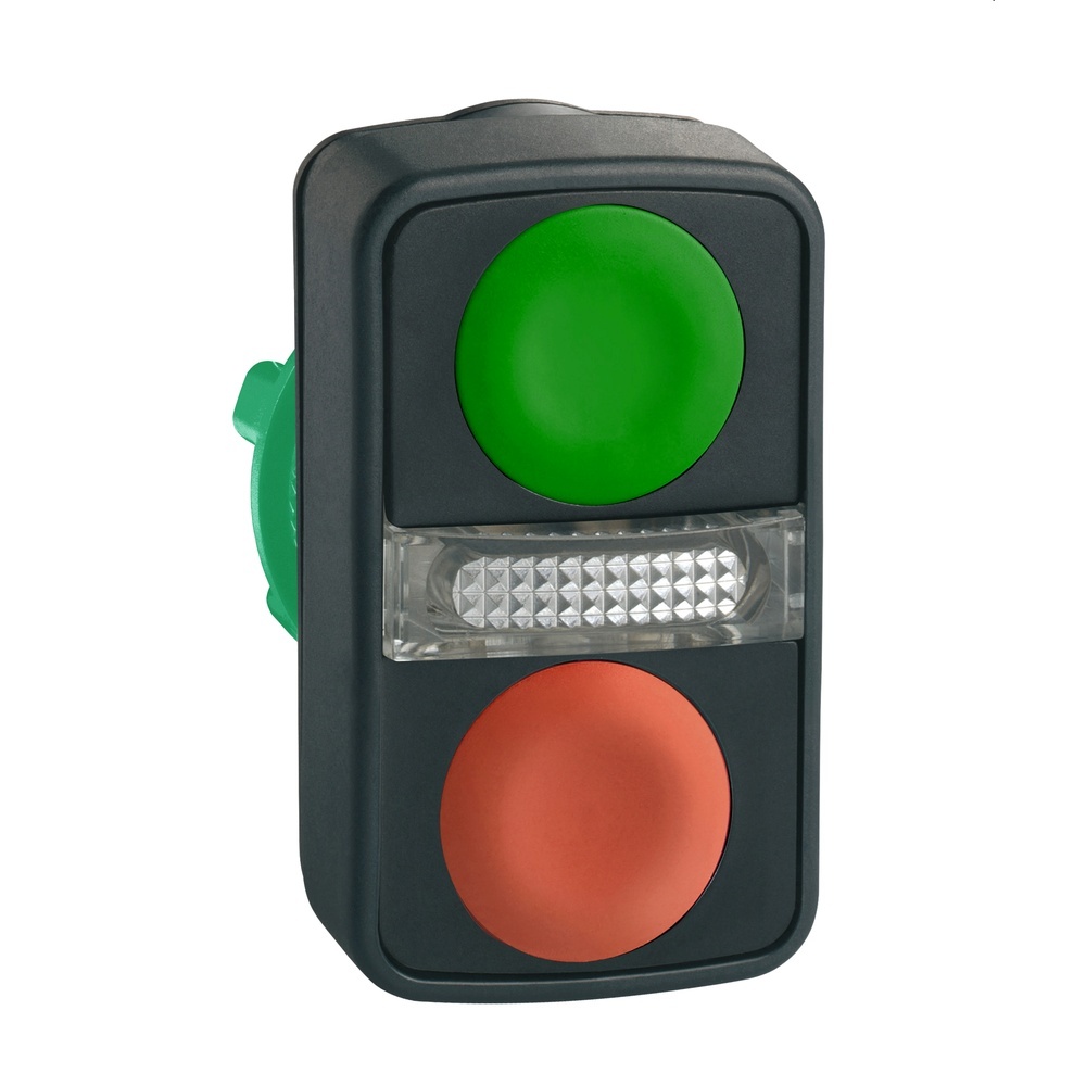 Schneider Electric Leucht Doppeldrucktaster ZB5AW7A3740