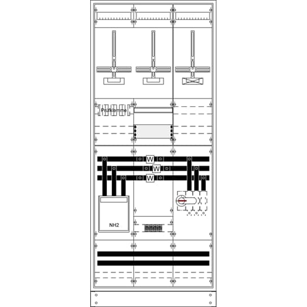 Striebel & John Mess Wandlerschrank 2CPX032976R9999 Typ KS4210Z