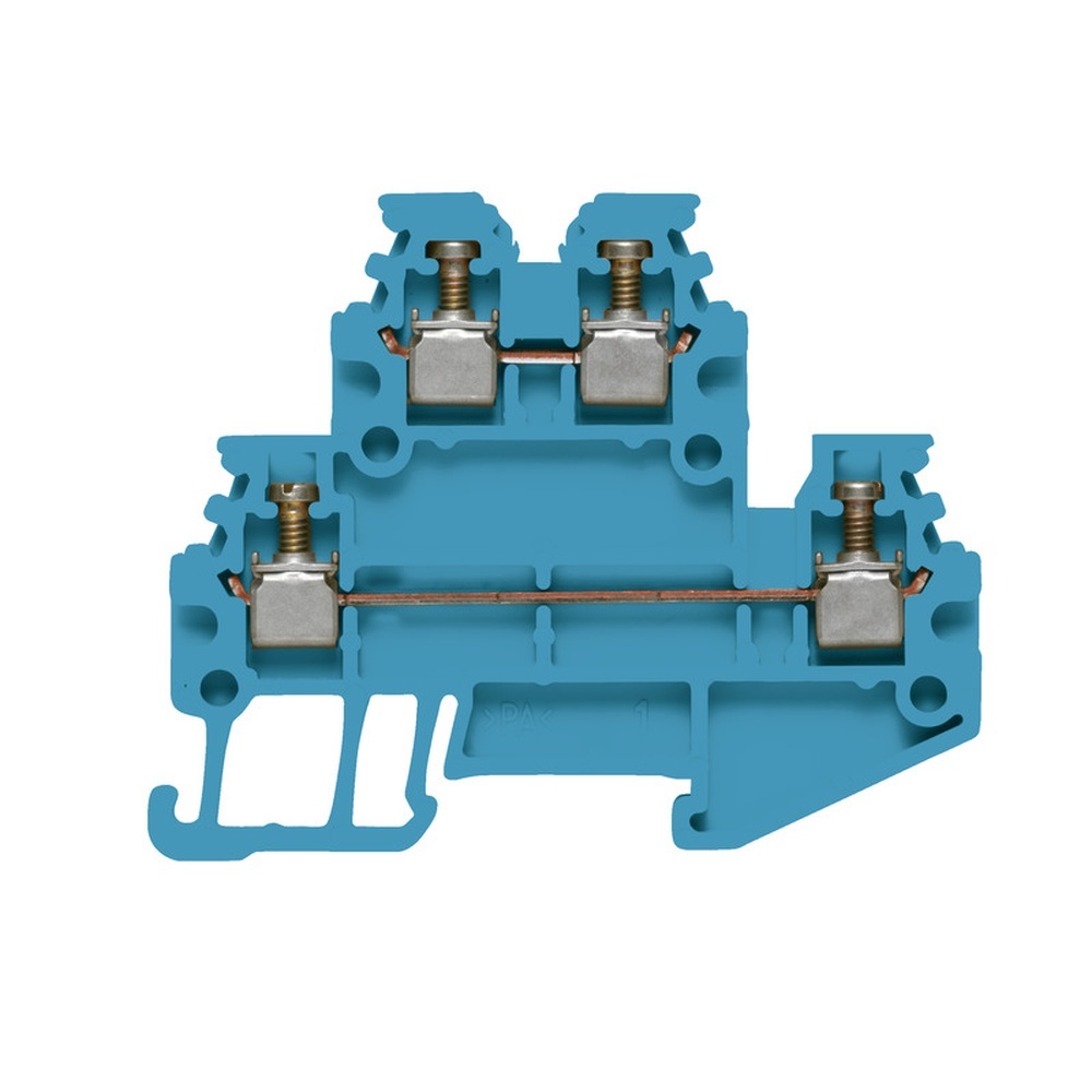 Weidmüller Mehrstock Reihenklemme 1754180000 Typ WDK 1.5/R3.5 BL