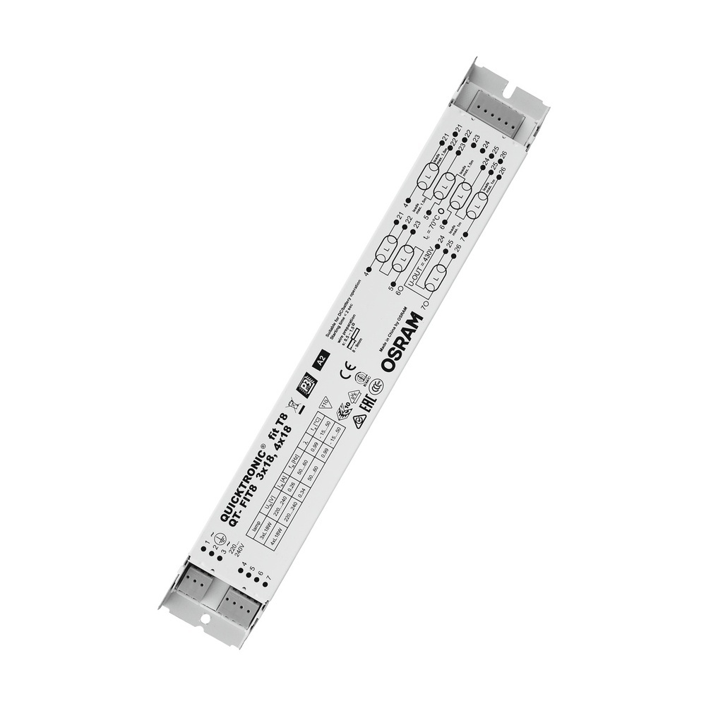Ledvance Osram Vorschaltgerät 294302 Typ QT-FIT8-3X18,4X18/220-240-UNV1