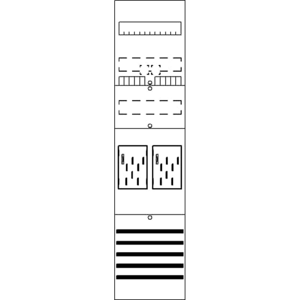 Striebel & John Zählerkomplettfeld 2CPX054075R9999 Typ BF17B2