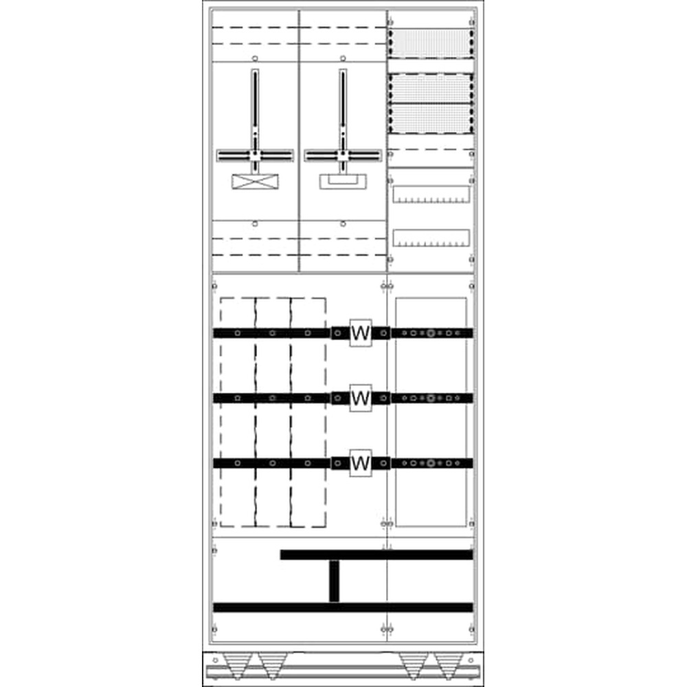Striebel & John Mess Wandlerschrank 2CPX056083R9999 Typ WX32K3L