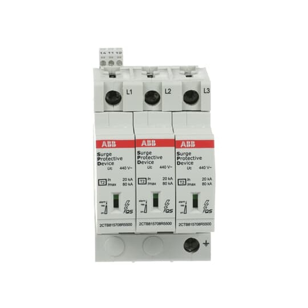 ABB Überspannungsableiter für Energietechnik Stromversorgung 2CTB815708R3500 Typ OVR T2 3L 80-440S
