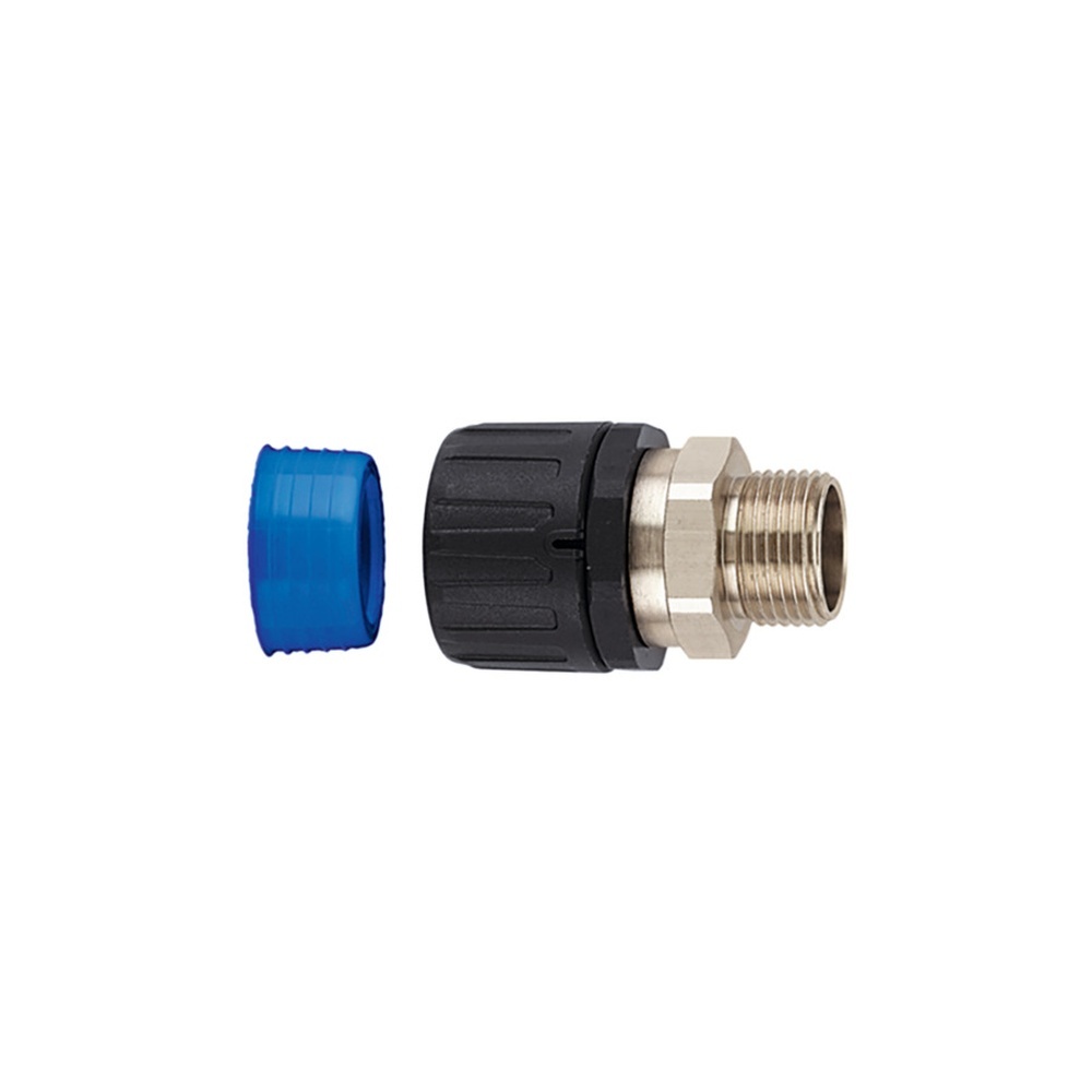 Hellermann Kunststoffverschraubung 166-21906 Typ HGL42-SM-M40 PA66/NPB/TPE BK 2