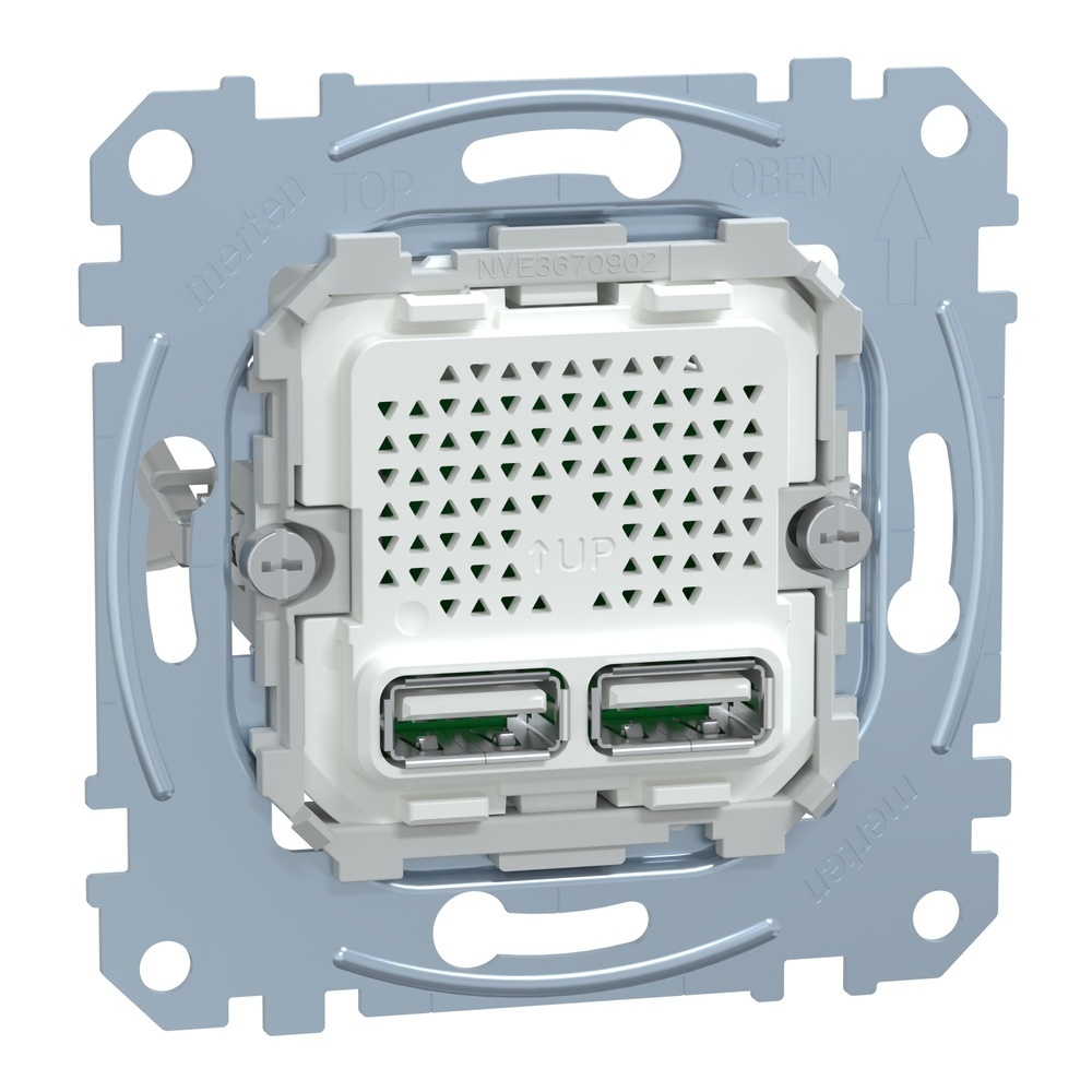 Merten USB Ladestation Einsatz MEG4366-0100