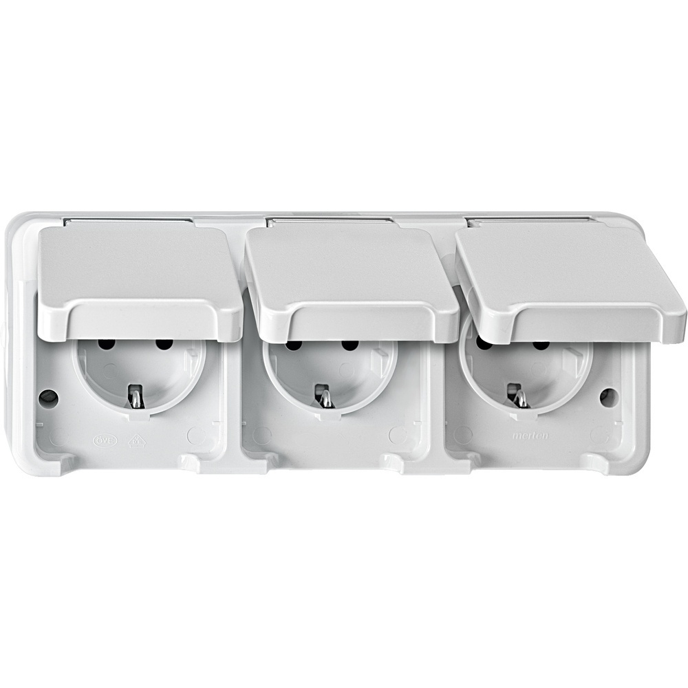 Merten Dreifach Steckdose MEG2390-8019