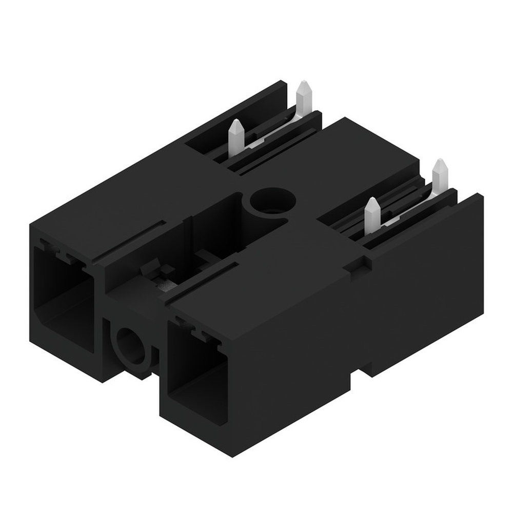 Weidmüller Leiterplattensteckverbinder 2546060000 Typ SV-SMT 7.62IT/02/270MSF2 2.6SN BK RL