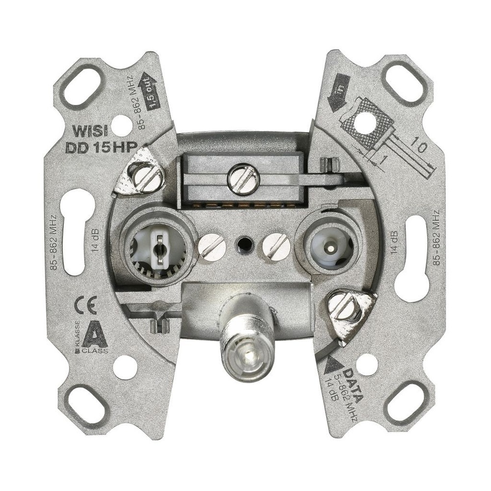 Wisi Breitband Modemdosen 19363 Typ DD15HP