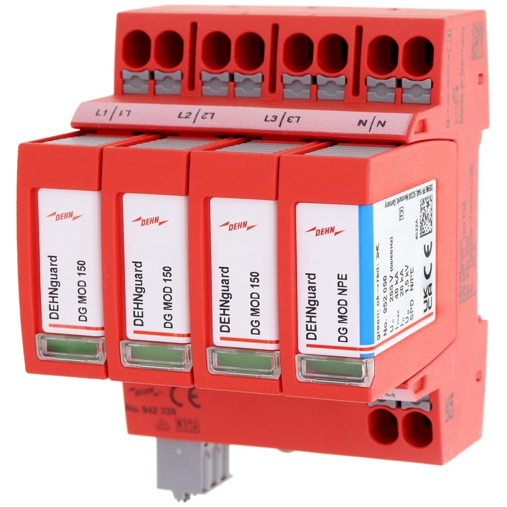 Dehn + Söhne Überspannungsableiter 942328 Typ DG MP TT 150 FM Dehn + Söhne Überspannungsableiter 942328 Typ DG MP TT 150 FM