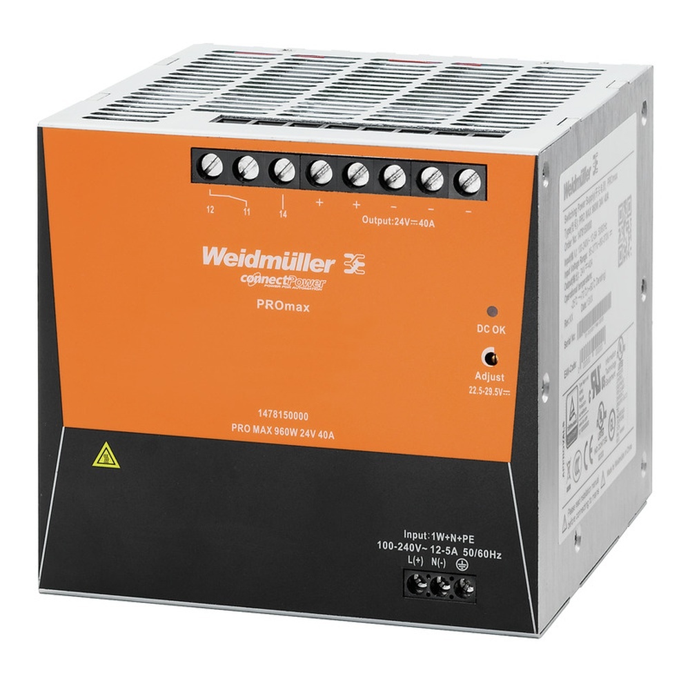 Weidmüller Stromversorgung 1478270000 Typ PRO MAX 960W 48V 20A