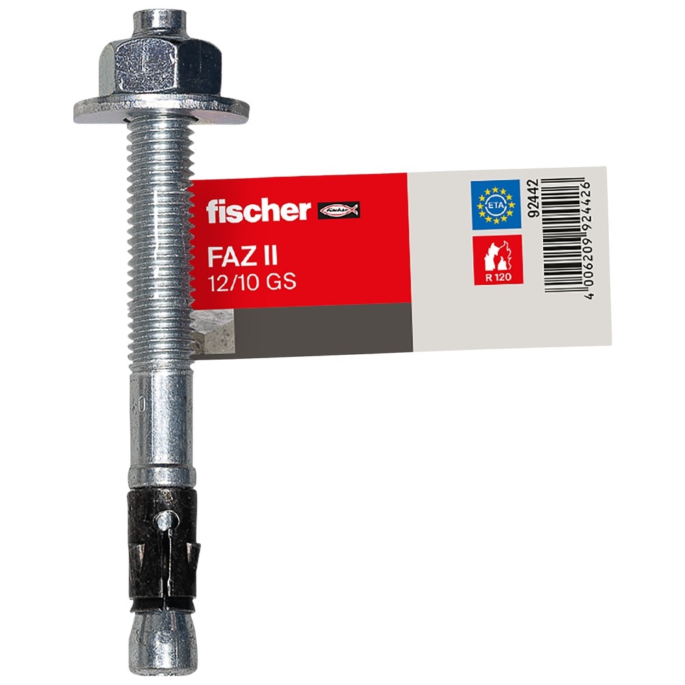 Fischer Bolzenanker 092442 Typ FAZ II 12/10 GS E