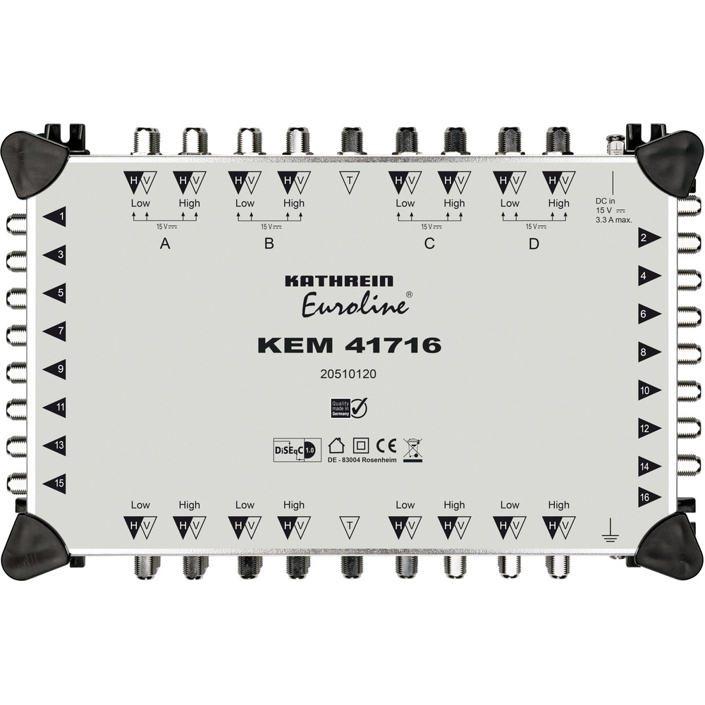 Kathrein Multischalter 20510120 Typ KEM41716 Kathrein Multischalter 20510120 Typ KEM41716
